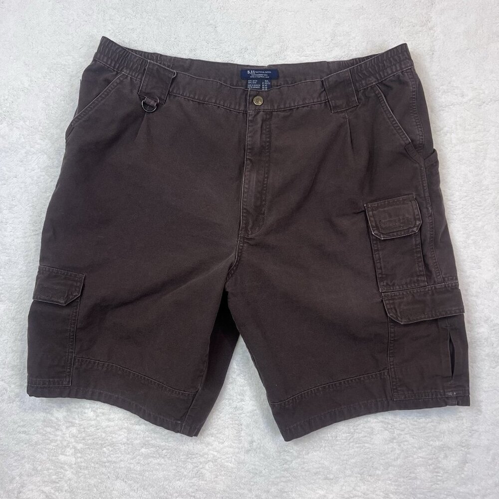5.11 Tactical Shorts Mens 42 (41 Actual) Cargo‎ Utility Work Ripstop Brown